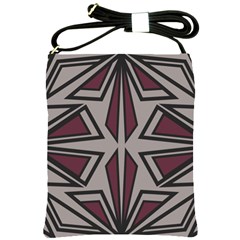 Abstract Pattern Geometric Backgrounds Shoulder Sling Bag by Eskimos