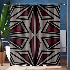 Abstract Pattern Geometric Backgrounds Shower Curtain 60  X 72  (medium)  by Eskimos