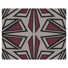 Abstract Pattern Geometric Backgrounds Double Sided Flano Blanket (medium)  by Eskimos