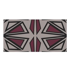 Abstract Pattern Geometric Backgrounds Satin Shawl by Eskimos