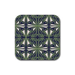 Abstract Pattern Geometric Backgrounds Rubber Coaster (square) by Eskimos