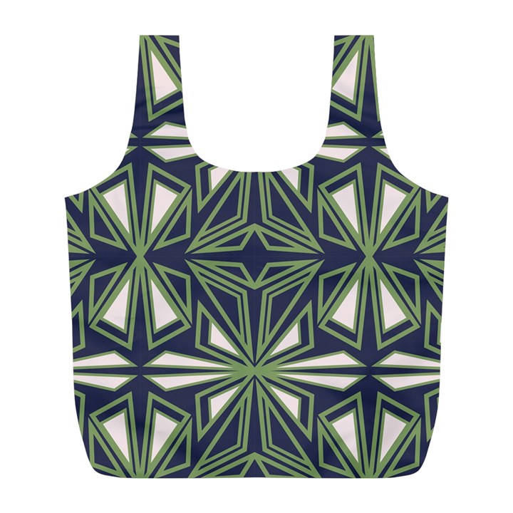 Abstract pattern geometric backgrounds Full Print Recycle Bag (L)