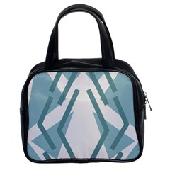 Abstract Pattern Geometric Backgrounds Classic Handbag (two Sides) by Eskimos