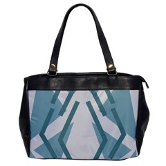 Abstract Pattern Geometric Backgrounds Oversize Office Handbag by Eskimos