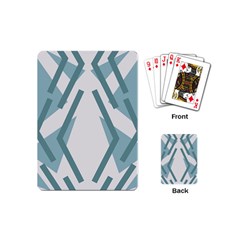 Abstract Pattern Geometric Backgrounds Playing Cards Single Design (mini) by Eskimos