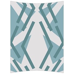 Abstract Pattern Geometric Backgrounds Back Support Cushion by Eskimos