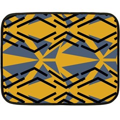 Abstract Pattern Geometric Backgrounds Double Sided Fleece Blanket (mini)  by Eskimos