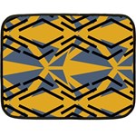 Abstract pattern geometric backgrounds Double Sided Fleece Blanket (Mini)  35 x27  Blanket Back