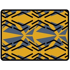 Abstract Pattern Geometric Backgrounds Fleece Blanket (large)  by Eskimos