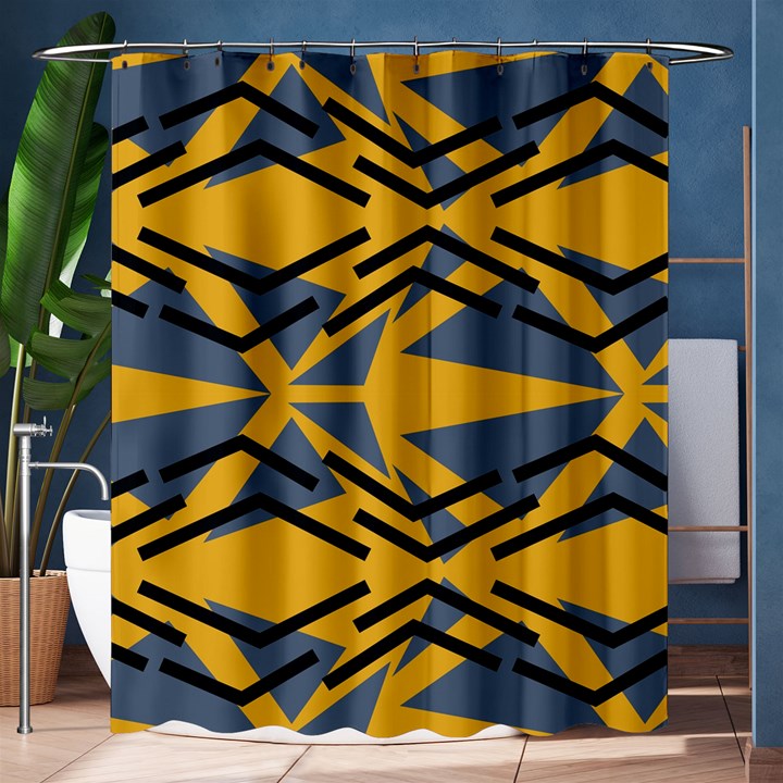 Abstract pattern geometric backgrounds Shower Curtain 60  x 72  (Medium) 