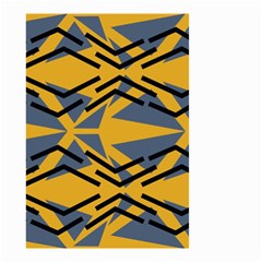 Abstract Pattern Geometric Backgrounds Small Garden Flag (two Sides) by Eskimos