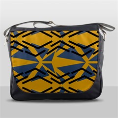 Abstract Pattern Geometric Backgrounds Messenger Bag by Eskimos