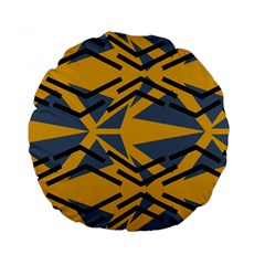 Abstract Pattern Geometric Backgrounds Standard 15  Premium Round Cushions by Eskimos