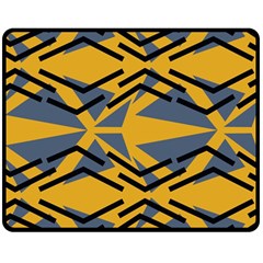 Abstract Pattern Geometric Backgrounds Double Sided Fleece Blanket (medium)  by Eskimos