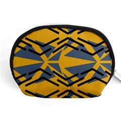 Abstract Pattern Geometric Backgrounds Accessory Pouch (medium) by Eskimos