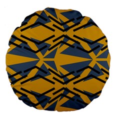 Abstract Pattern Geometric Backgrounds Large 18  Premium Flano Round Cushions by Eskimos