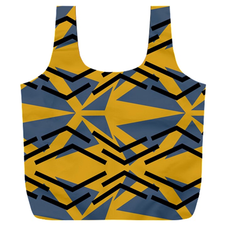 Abstract pattern geometric backgrounds Full Print Recycle Bag (XXXL)