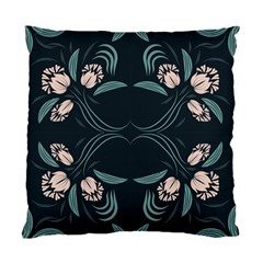 Folk Flowers Floral Art Print Flowers Abstract Art  Standard Cushion Case (one Side) by Eskimos