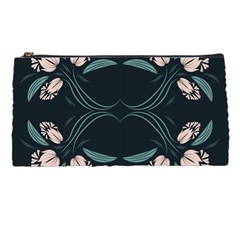 Folk Flowers Floral Art Print Flowers Abstract Art  Pencil Case by Eskimos