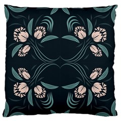 Folk Flowers Floral Art Print Flowers Abstract Art  Standard Flano Cushion Case (one Side) by Eskimos