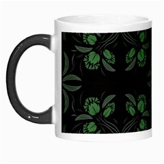 Folk Flowers Floral Art Print Flowers Abstract Art  Morph Mug by Eskimos