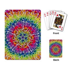 Rainbow Mushroom Mandala Playing Cards Single Design (rectangle) by steampunkbabygirl