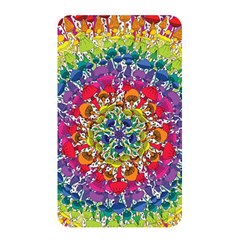 Rainbow Mushroom Mandala Memory Card Reader (rectangular)