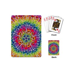 Rainbow Mushroom Mandala Playing Cards Single Design (mini)