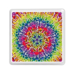 Rainbow Mushroom Mandala Memory Card Reader (square) by steampunkbabygirl