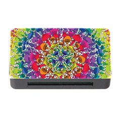 Rainbow Mushroom Mandala Memory Card Reader With Cf by steampunkbabygirl