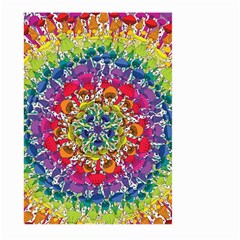 Rainbow Mushroom Mandala Large Garden Flag (two Sides)