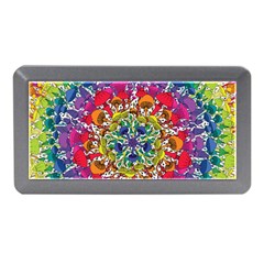 Rainbow Mushroom Mandala Memory Card Reader (mini) by steampunkbabygirl