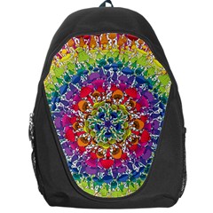 Rainbow Mushroom Mandala Backpack Bag