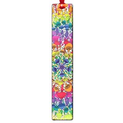 Rainbow Mushroom Mandala Large Book Marks