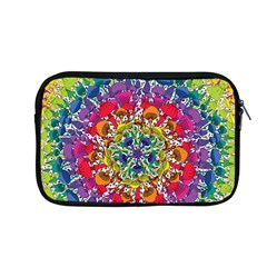 Rainbow Mushroom Mandala Apple Macbook Pro 13  Zipper Case by steampunkbabygirl