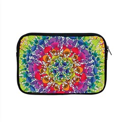 Rainbow Mushroom Mandala Apple Macbook Pro 15  Zipper Case by steampunkbabygirl