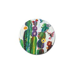 Rainbow Cactus Shirt Golf Ball Marker by steampunkbabygirl