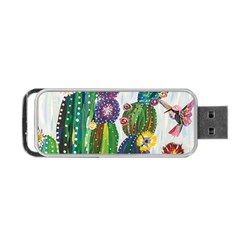 Rainbow Cactus Shirt Portable Usb Flash (one Side) by steampunkbabygirl