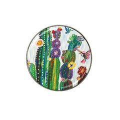 Rainbow Cactus Shirt Hat Clip Ball Marker (10 Pack) by steampunkbabygirl