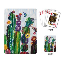 Rainbow Cactus Shirt Playing Cards Single Design (rectangle) by steampunkbabygirl