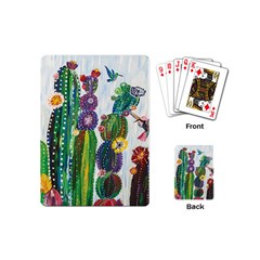 Rainbow Cactus Shirt Playing Cards Single Design (mini) by steampunkbabygirl