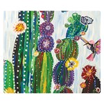 Rainbow Cactus Shirt Double Sided Flano Blanket (Small)  50 x40  Blanket Front