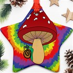 Wizard Snail Star Ornament (Two Sides) Front