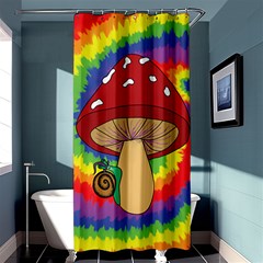 Wizard Snail Shower Curtain 36  X 72  (stall)  by steampunkbabygirl