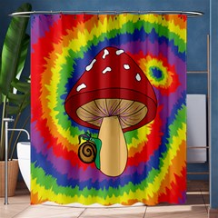 Wizard Snail Shower Curtain 60  X 72  (medium)  by steampunkbabygirl