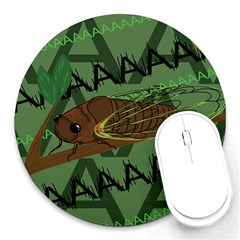 Cicada Round Mousepads by steampunkbabygirl