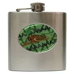 Cicada Hip Flask (6 Oz) by steampunkbabygirl