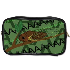 Cicada Toiletries Bag (one Side) by steampunkbabygirl