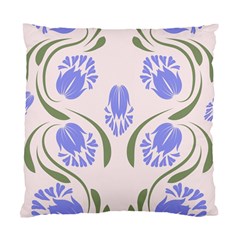 Folk Flowers Print Floral Pattern Ethnic Art Standard Cushion Case (two Sides) by Eskimos