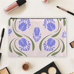 Folk Flowers Print Floral Pattern Ethnic Art Cosmetic Bag (large) by Eskimos